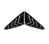 Paire de becquets de Garniture de fenêtre latérale arrière, pour Audi A7 2019 2020, Couvercle de volet de fenêtre, évents d'air, ABS,B-Glossy Black