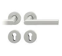 Paire de béquille 1076 carré de 7mm diamètre 20mm finition inox 304 brossé - FSB - 0 10 1076 00030 6204