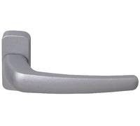 Paire de béquille Siluete à ressort carré 8mm sur rosace argent RAL 9006 - - 5113300126