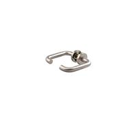 Paire de béquilles inox BEZAULT 2 coude LC2 rosette - 80342