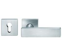 Paire de béquilles sur rosaces 1003 carré de 7mm aluminium 01 - FSB - 0 34 1003 06809 0105