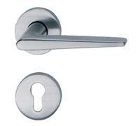 Paire de béquilles sur rosaces 1005 carré de 7 mm aluminium 01 FSB 0 10 1005 00030 0105