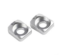 Paire de blocs d'essieu arrière pour moto électrique Surron Light Bee X S, tendeur de chaîne, noir (argenté)