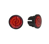 Paire de bouchons de cintre vélo route Bikeribbon Rouge
