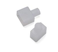 Paire de bouchons ou crochets pour ruban LED Neon Flex (2 bouchons 6 x 12 mm (avec trou).