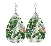 Paire de boucles d'oreilles en cuir avec motif goutte d'eau pour femme - Légères - À porter au quotidien - Pour une fête ou un rendez-vous, taille unique, Cuir