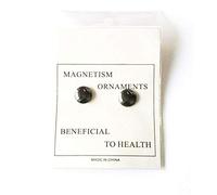 Paire de boucles d'oreilles magnétiques pour soins de santé et perte de poids, massage, relaxation, stimulation, acupuncture, thérapie par champ magnétique