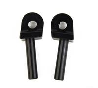 Paire de boulons de montage en alliage pour pare-brise de moto R1200GS 2004-2012, noir et argenté