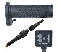 Oxford Poignées chauffantes Hotgrips Evo Touring EL421, thermostat automatique, noir