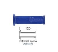 PAIRE DE BOUTONS GUIDON DOMINO POUR MOTO SCOOTER STYLE UNIVERSEL BLEU