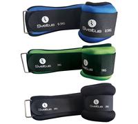 Paire De Bracelets Lestés Sveltus 1,5kg Noir