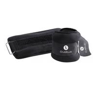 Sveltus Bracelet lesté 2 kg x2 Poignets et chevilles Noir fixation aisée