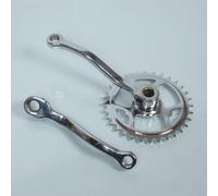 Paire De Bras De Pédale Manivelle De Pédalier Pour Mobylette Mbk 88 32 Dents