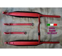 Paire de bretelles courroies sangles d'accordéon 8 CM 100% Fabriquées en Italie DELUXE