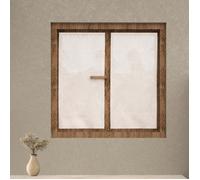 Soleil d'ocre, Paire de Brise bise 45x90 cm Celia Blanc