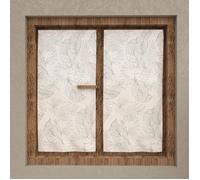 Soleil d'ocre, Paire de Brise bise 45x90 cm Celia Kaki