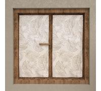 Soleil d'ocre, Paire de Brise bise 45x90 cm Celia Taupe