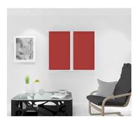 Soleil d'Ocre 042541 Dolly Paire de Brise Bise Polyester Rouge 45 x 90 cm