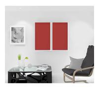 Soleil d'Ocre 042541 Dolly Paire de Brise Bise Polyester Rouge 45 x 90 cm