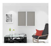 Soleil d'ocre Paire de brise bise, Panama taupe, Polyester, Ecru, 45 x 90 cm