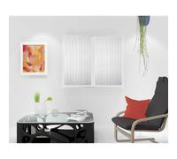 Soleil d'ocre Maelis Paire de Brise Bise, Polyester, Blanc, 45x90 cm