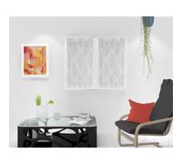 Soleil d'ocre Paire de brise bise 45x90 MAUD gris, Polyester, 45x90 cm