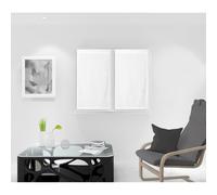 Soleil d'ocre, Natacha Paire de Brise bise, Polyester, Blanc, 45x90 cm
