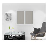 Soleil d'ocre, Noemie Paire de Brise bise, Polyester, Taupe, 45x90 cm