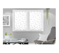 Soleil d'ocre, Laurene Paire de Brise-bise, Polyester, Blanc, 60x120 cm