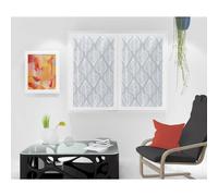 Soleil d'ocre Galaxy - Doudoune, polyester, blanc, 2 x 60 x 120 cm