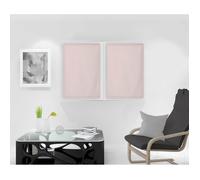 Paire de brise bise 60x90 cm DOLLY rose
