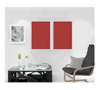 Soleil d'Ocre 043541 Dolly Paire de Brise Bise Polyester Rouge 60 x 90 cm