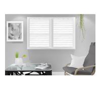 Soleil d'ocre, Louis Paire de Brise-bise, Polyester, Blanc, 60x90 cm