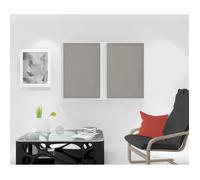 Paire de brise bise 70x90 cm DOLLY taupe