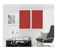 Soleil d'ocre Dolly Paire de Brise Bise, Polyester, Rouge, 90 x 120 cm