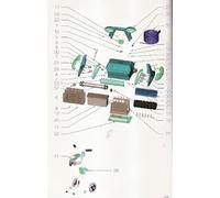Paire de brosses mousses avec attaches pour robot zodiac indigo - Zodiac