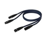 Real Cable Câbles symétriques XLR XLR128 – Paire 2 x 1 m – XLR3 mâle/femelle