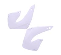 Paire De Cache-Radiateurs POLISPORT Blanc Pour Honda 125 CR R 2000-2001