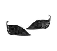 Paire de caches antibrouillard compatibles avec Toyota Camry SE XSE 2021-2022, grilles de Protection antibrouillard avec ou sans Trous, Noir Brillant (avec Trous)