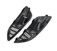 Paire de calandres noires brillantes pour phares antibrouillard avant, accessoires de voiture pour Ford Fiesta 2013-2017