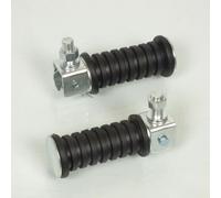Paire De Cale Pied Noir Rond Repliable Tnt Ø10mm Pour Moto Deux Roues Neuf