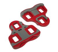 Paire de cales de pédale bi-matière angle 6° Newton Type Look Keo Rouge