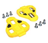 Cale pedale miche jaune fixe (paire)