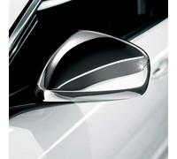 Paire de calottes miroir chromées compatibles avec Alfa Romeo Giulietta Mito 159 effet brillant à miroir couvre-cheveux Tuning droit + gauche