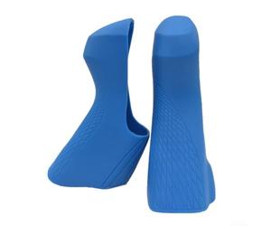 Paire de capots de levier de frein en silicone pour ST R7000 R8000 - Leviers de commande doubles conçus pour une manipulation sûre et performance ConsiFor STent (bleu)