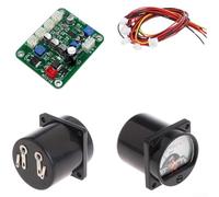 Paire de cartes de pilote de préampli audio VU Meter avec câbles pour applications de compteur de puissance et fonctionnement AC DC 12 15 V (carte + fil)