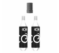 CRANKBROTHERS Pack de cartouches plus gonfleur 20G X 2 UDS. 20GR CO2