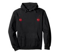 Paire de Cerises Rouges Esthétiques Fruits d'été Tendance Sweat à Capuche