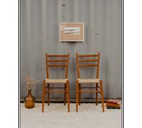 Paire de chaises en bois n°1222