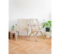 Paire de chaises pliantes en boisn°1174